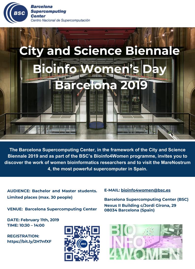 Brochure - Bioinfo Women's Day at BSC