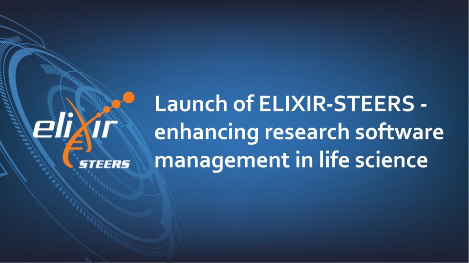 ELIXIR-STEERS launch - banner